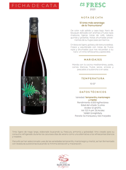 Son Vich De Superna Es Fresc 2023 (750ml)